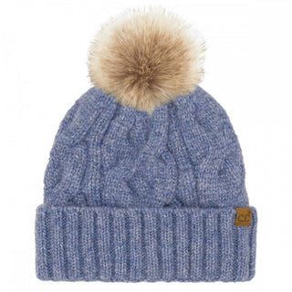 Cable Cuff Beanie