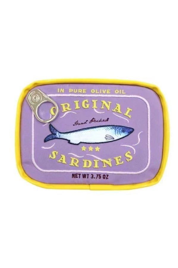 Sardine Tin Can Cosmetic Bag