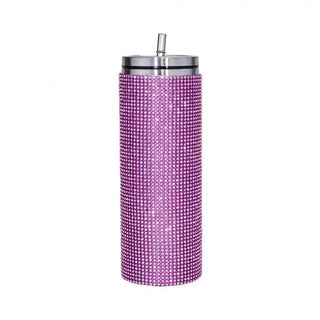 Rhinestone 20oz Tumbler With Screw on Lid and Straw