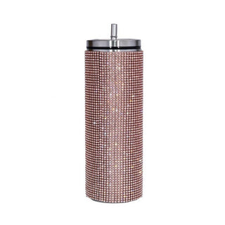 Rhinestone 20oz Tumbler With Screw on Lid and Straw