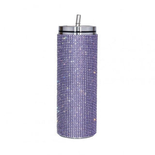 Rhinestone 20oz Tumbler With Screw on Lid and Straw