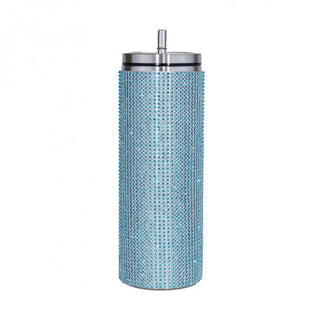 Rhinestone 20oz Tumbler With Screw on Lid and Straw