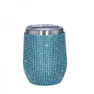 Rhinestone 12oz Stainless Wine Tumbler
