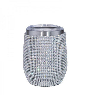 Rhinestone 12oz Stainless Wine Tumbler
