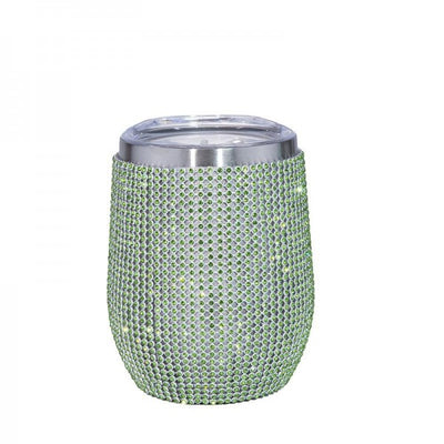 Rhinestone 12oz Stainless Wine Tumbler