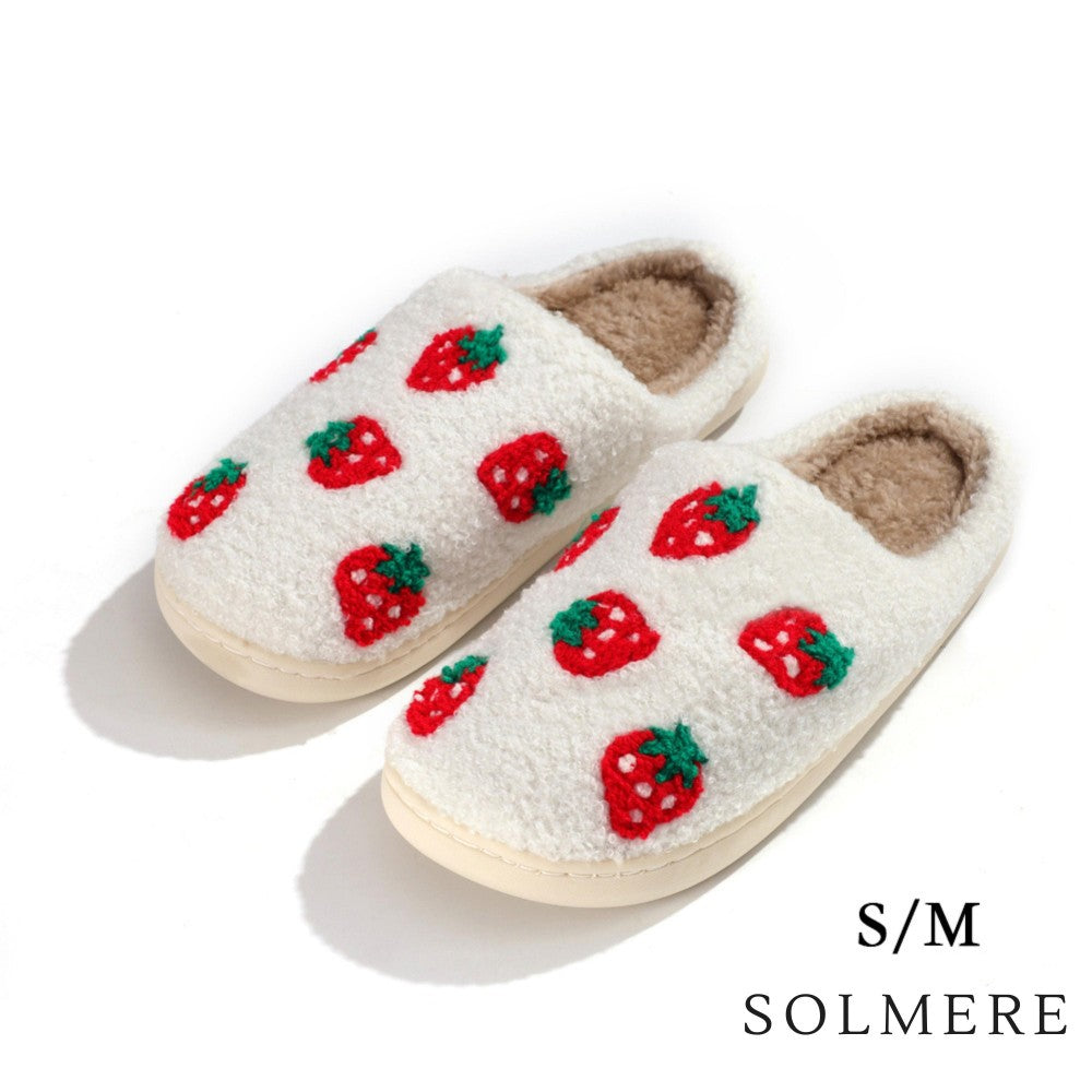 Strawberries Slide On Slippers