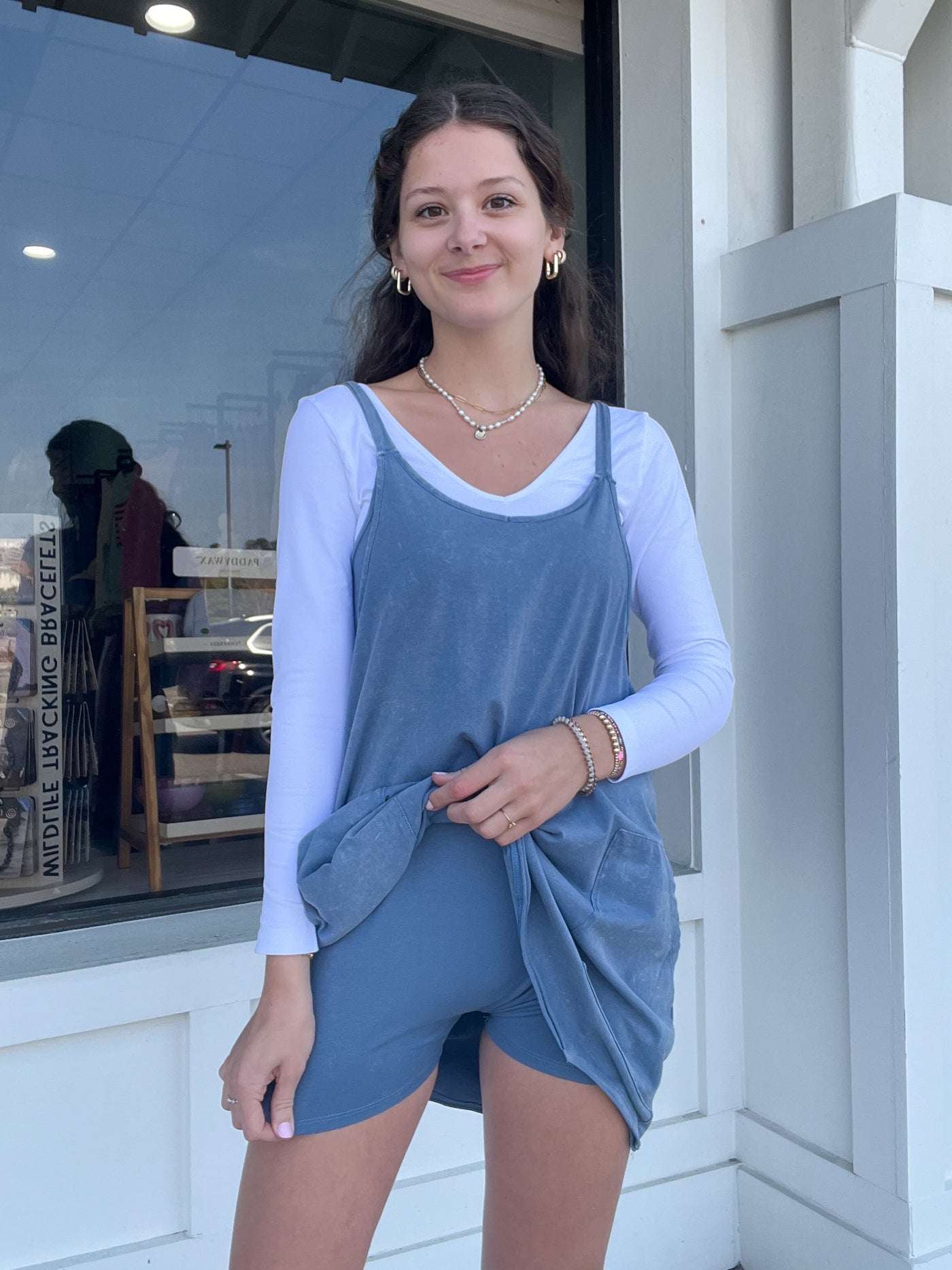 Ava Romper Mini Dress