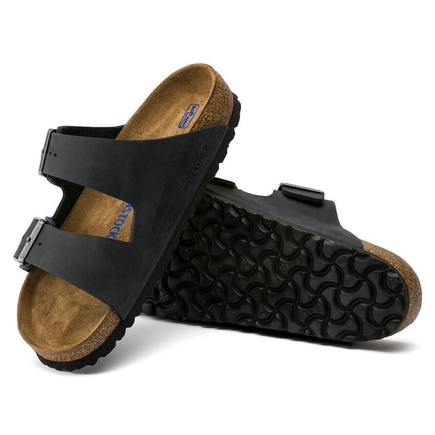 Birkenstocks Arizona Soft Footbed - Black Oiled Leather