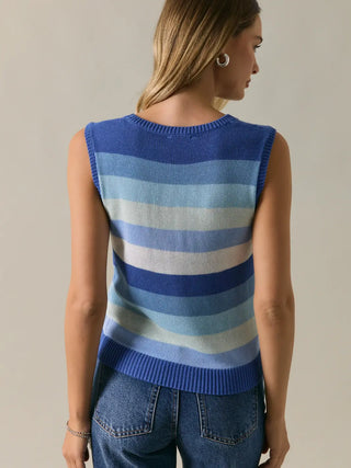Blue Daze Stripe Top