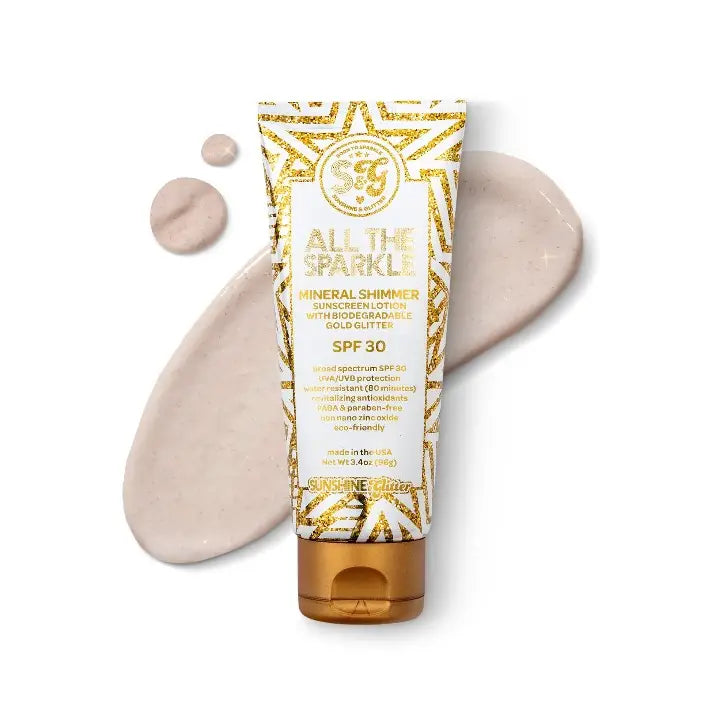 All the Sparkle Mineral Shimmer Sunscreen Spf 30