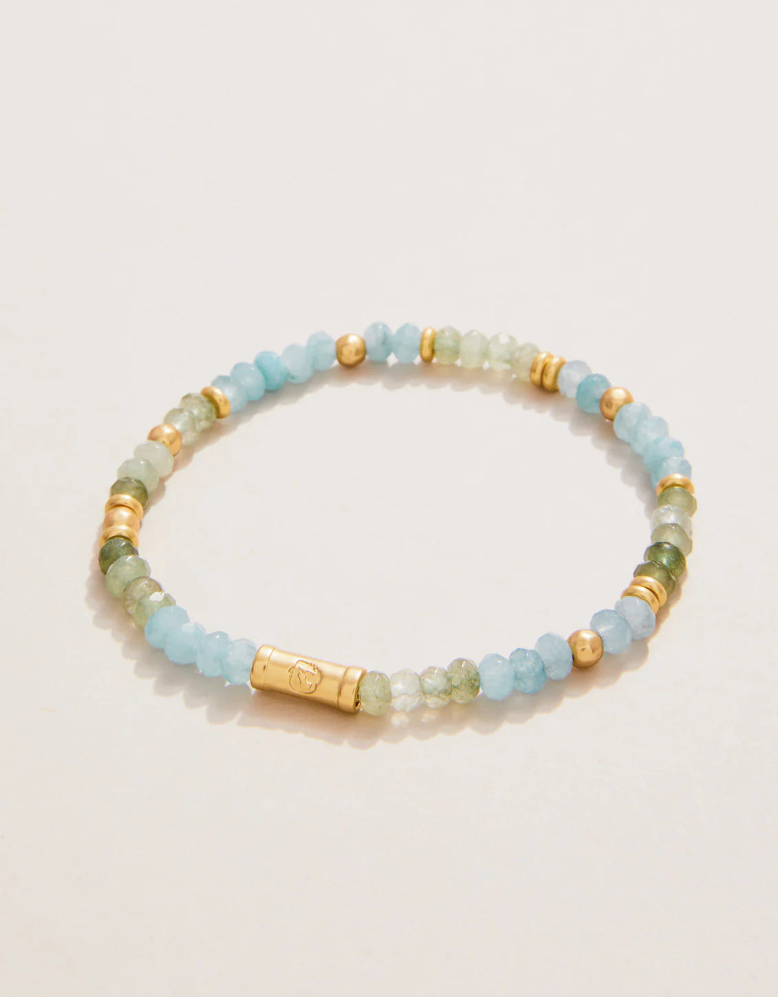 Spartina 4mm Stone Stretch Bracelet Blue/Green