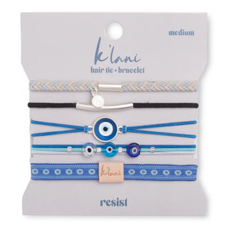 K'Lani Hair Tie Bracelets - Resist