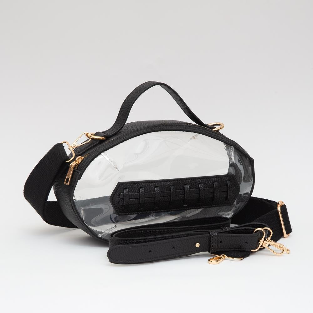 Clear Football Crossbody Bag