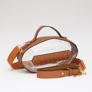 Clear Football Crossbody Bag