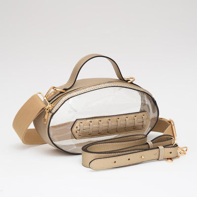 Clear Football Crossbody Bag