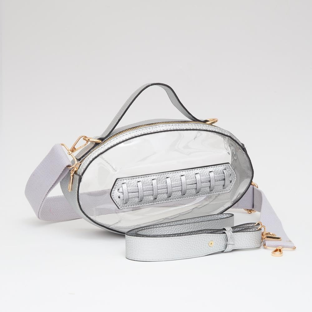 Clear Football Crossbody Bag