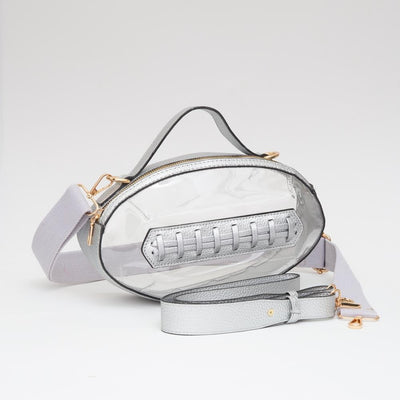 Clear Football Crossbody Bag