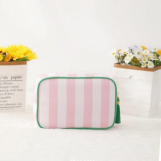 Striped Padded Pouch
