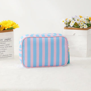 Striped Padded Pouch