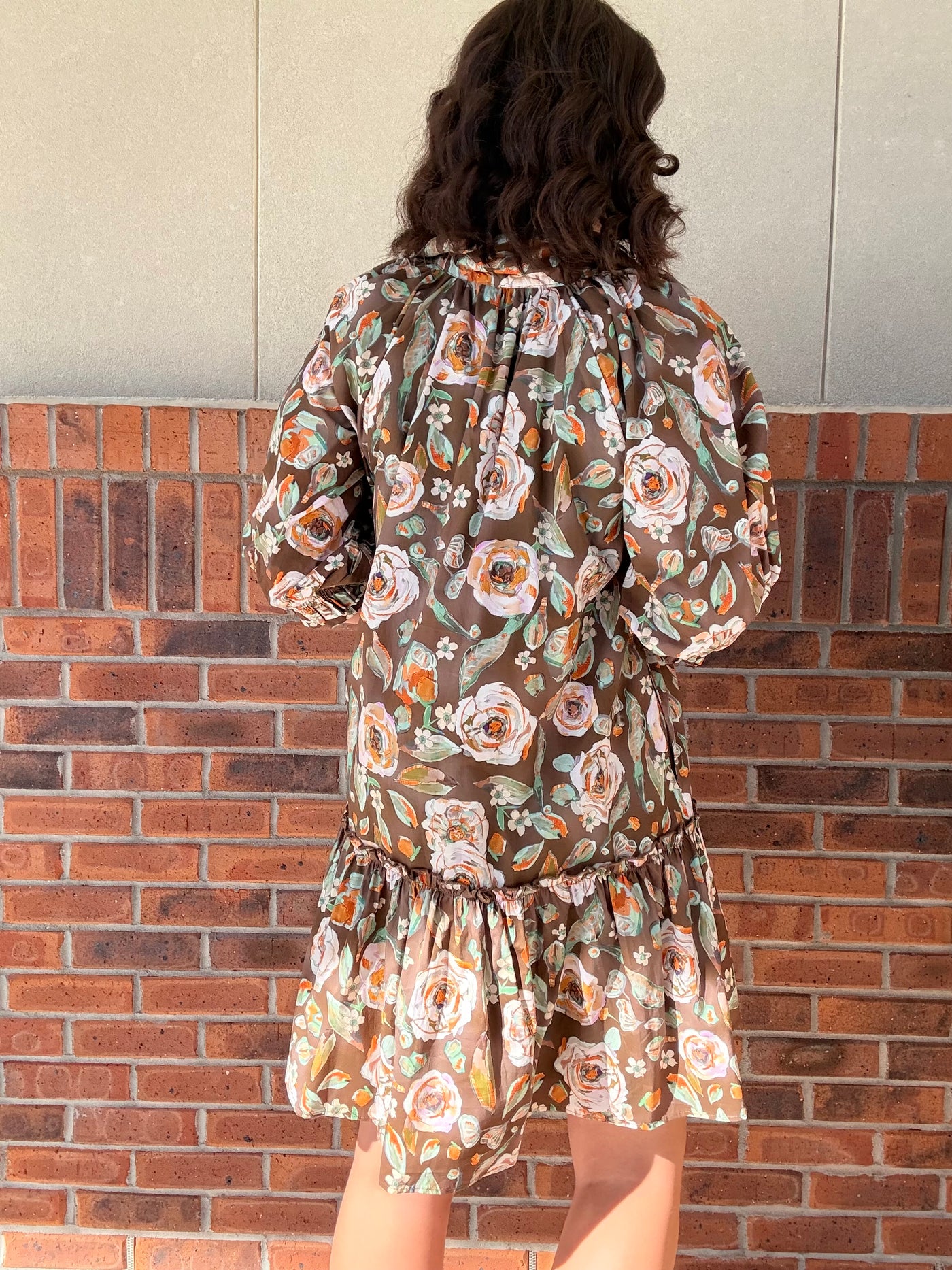 Umgee Floral Escape Dress