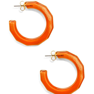 Zenzii Small Textured Hoop Earring