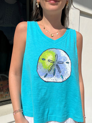 Escape by Habitat Destination Sand Dollar V-Neck Tank