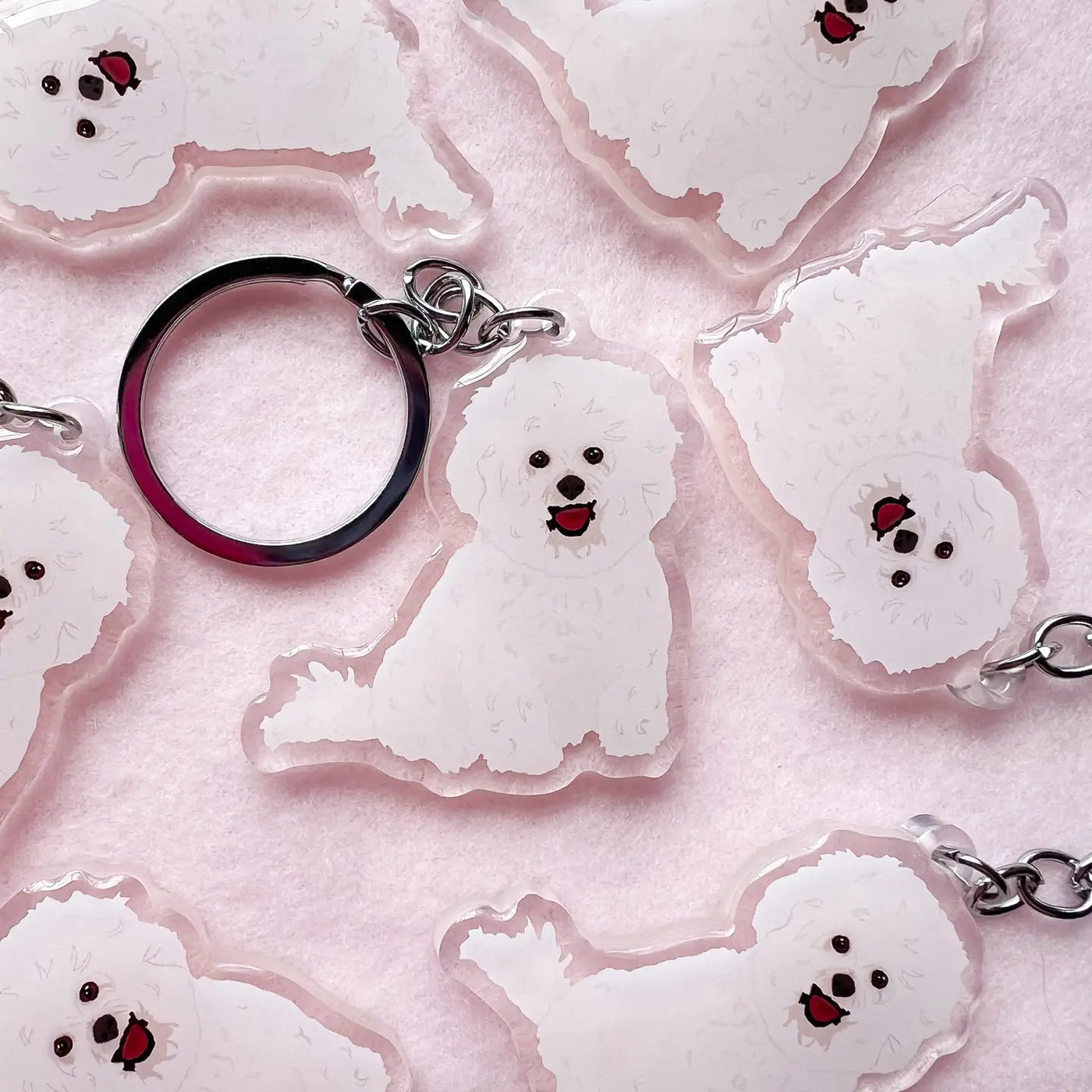 Bichon Frisé Keychain