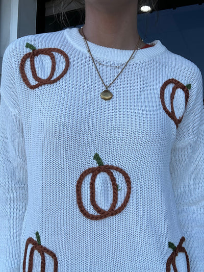 Simply Southern Pumpkin Sweater