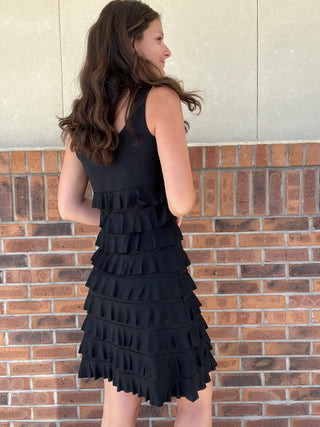 LuLu B Back to Black Cha Cha Dress