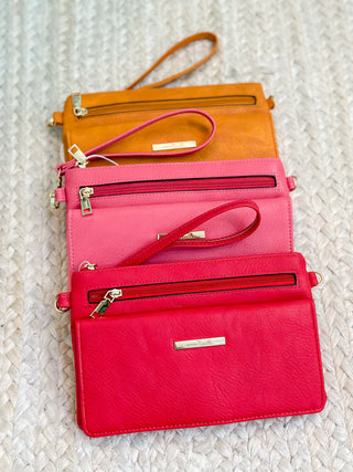 Simply Noelle Foldover Crossbody Wristlet Wallet