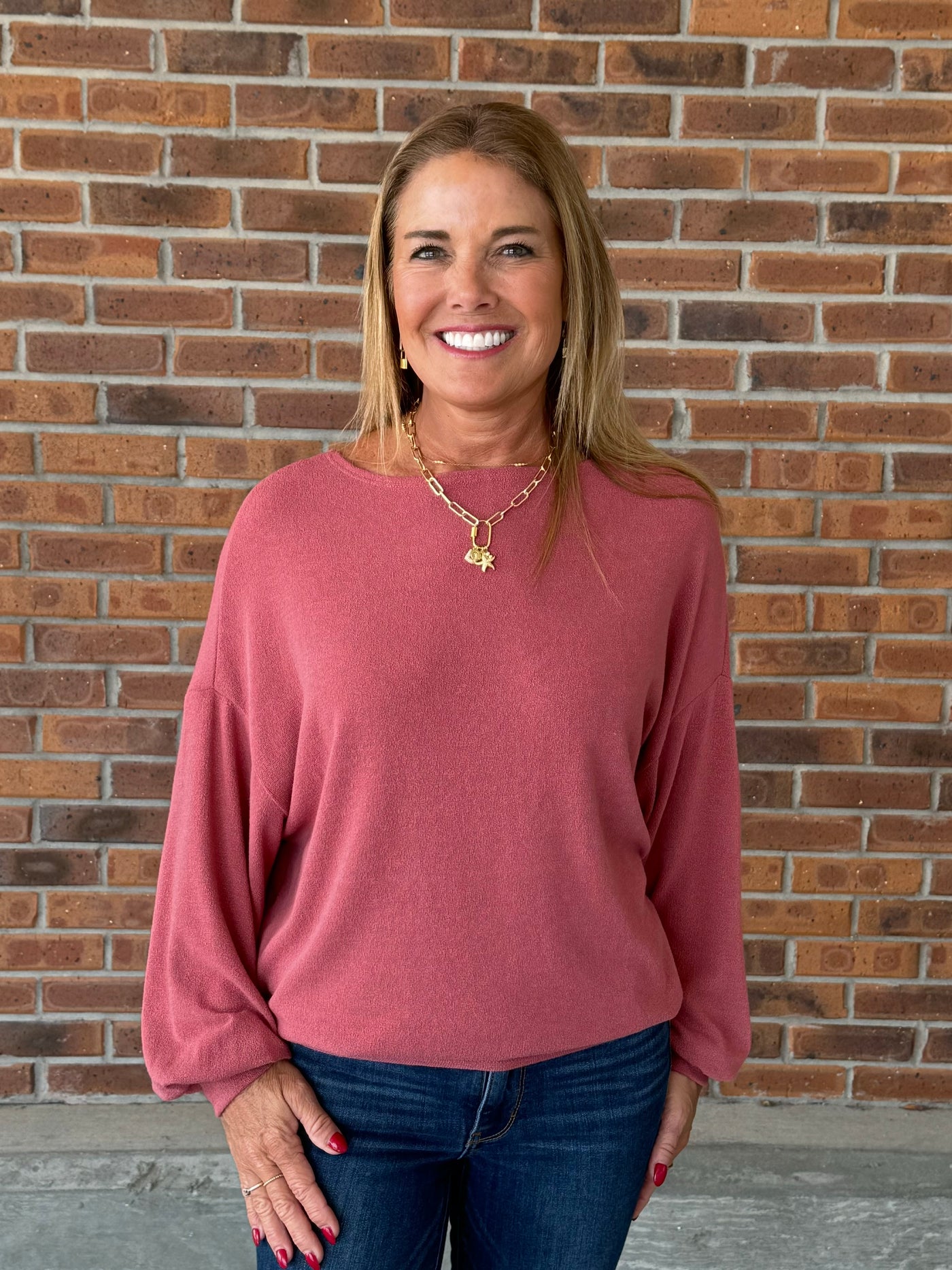 Willow Boatneck Top