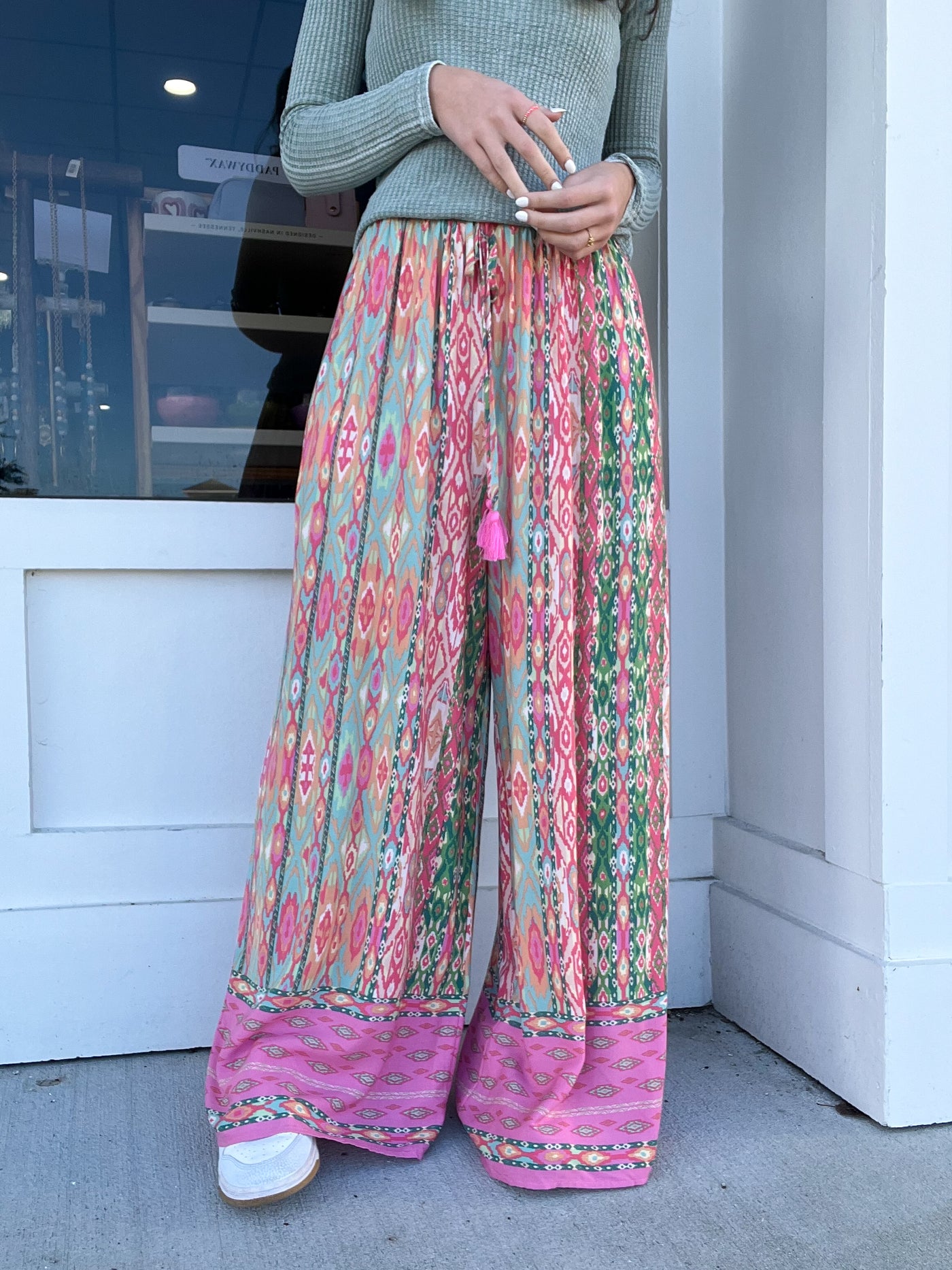 Printed Palazzo Pants