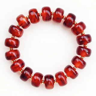 Acrylic Oval Beaded Bracelet