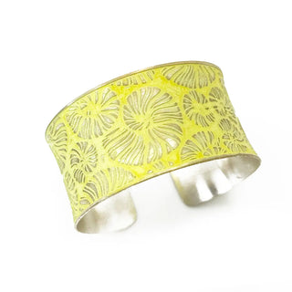 Coastal Silver Patina Cuff Bracelets