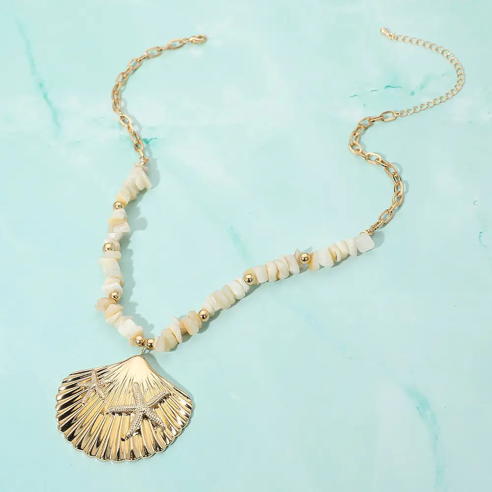Seashell & Starfish Necklace
