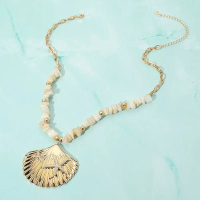 Seashell & Starfish Necklace