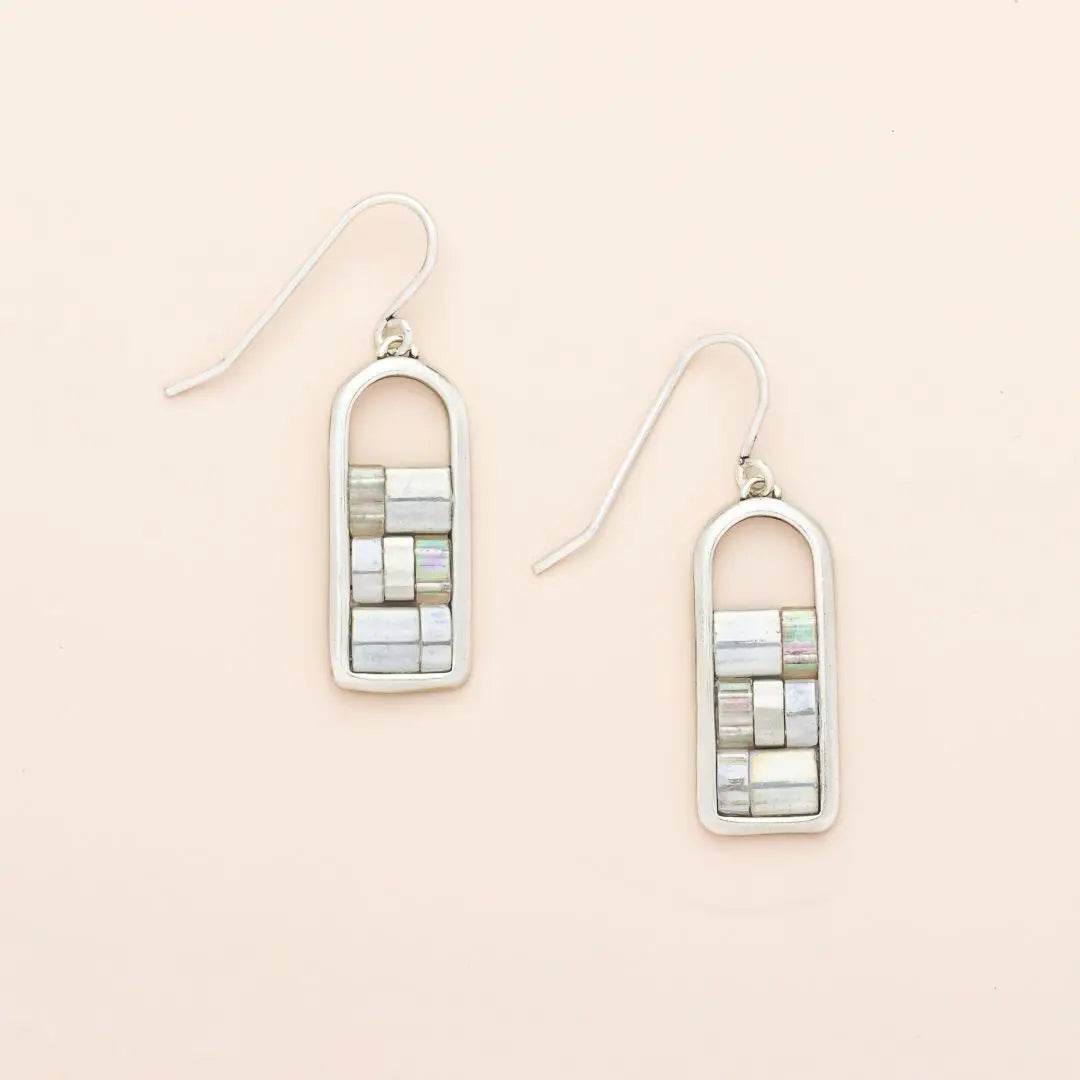 Good Karma Miyuki Frame Earring