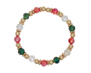 Periwinkle Holiday Crystal Bracelet
