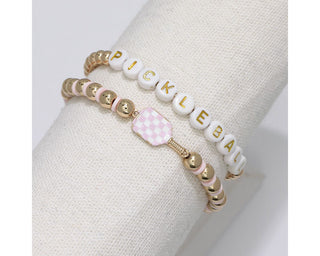Periwinkle Pink Pickleball Stack