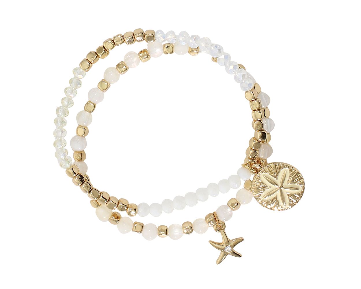 Periwinkle White Gold Sea Bracelet