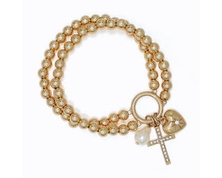 Periwinkle Elegant multi-strand bracelet