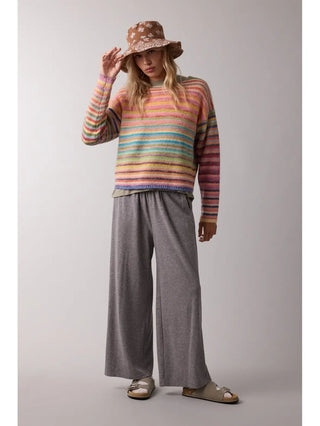 Rainbow Knit Sweater