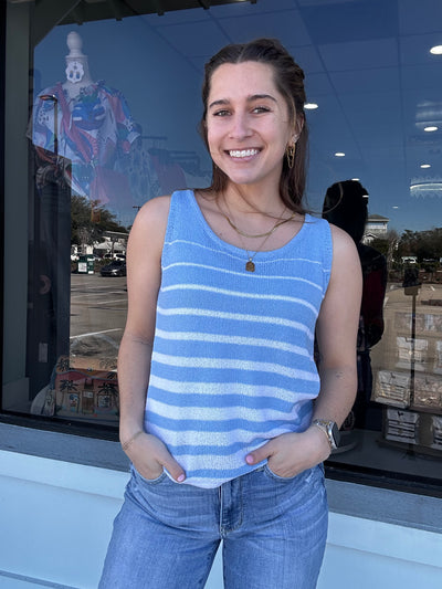 Striped Sweater Tank
