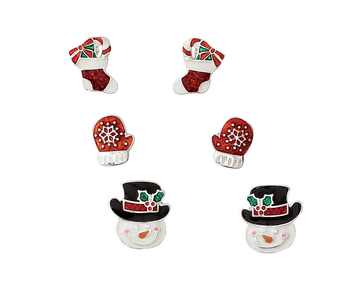 Periwinkle Holiday Trio Earrings