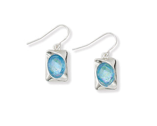 Periwinkle Opalescence Silver Earrings