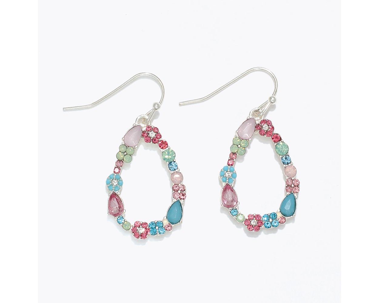 Soft Shades Crystal Earrings