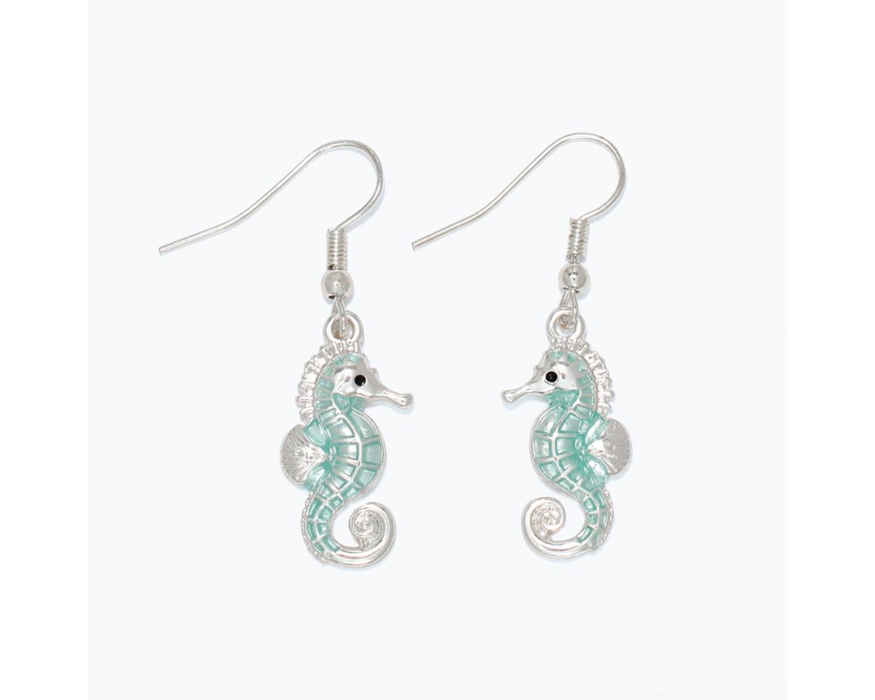 Silver Seahorses Earrings