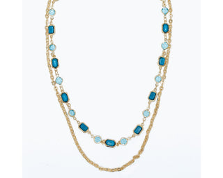 Periwinkle 2-Piece Aqua Crystal