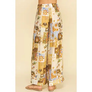 Patchwork Floral Pant