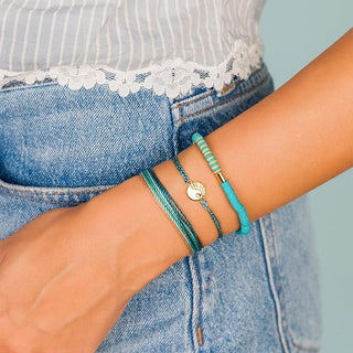 Pura Vida Teal Tides Bracelet Pack